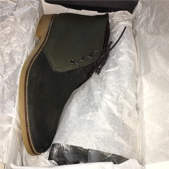Banana Republic Peter olive green khaki chukka boot mens size 8.5 NEW IN BOX - Picture 5 of 5